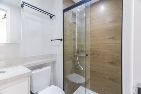 Apartamento para alugar com 27m², 1 quarto e sem vaga Apartamento para alugar com 27m², 1 quarto e sem vagaBanheiro da Suíte