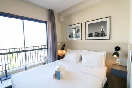 Studio de kitnet/studio para alugar com 1 quarto, 22m² em Jardim das Acácias, São Paulo