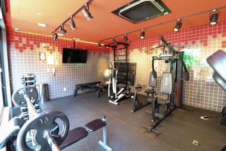 Studio para alugar com 22m², 1 quarto e sem vaga Studio para alugar com 22m², 1 quarto e sem vagaÁrea comum - Academia