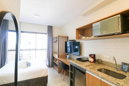 Studio de kitnet/studio para alugar com 1 quarto, 22m² em Jardim das Acacias, São Paulo