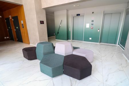 Studio para alugar com 22m², 1 quarto e sem vaga Studio para alugar com 22m², 1 quarto e sem vagaÁrea comum - Hall Social