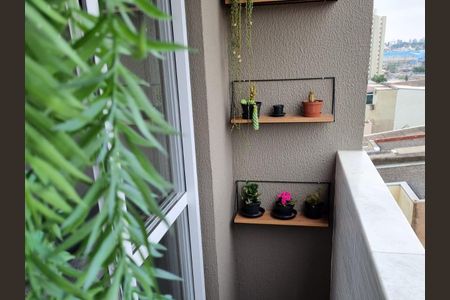 Varanda da Sala de apartamento à venda com 2 quartos, 49m² em Vila Floresta, Santo André