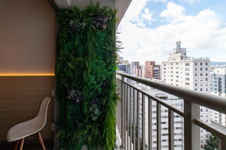Varanda de kitnet/studio à venda com 1 quarto, 23m² em Perdizes, São Paulo