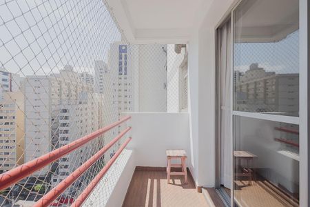 Varanda de apartamento para alugar com 1 quarto, 45m² em Jardim Paulista, São Paulo