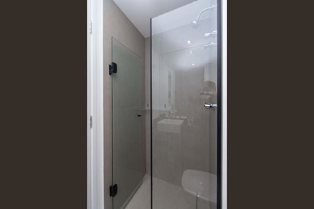 Studio para alugar com 24m², 0 quarto e sem vaga Studio para alugar com 24m², 0 quarto e sem vagaBanheiro