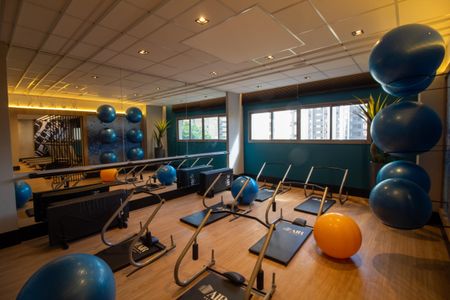 Studio à venda com 50m², 1 quarto e 1 vaga Studio à venda com 50m², 1 quarto e 1 vagaÁrea comum - Academia