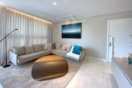 Sala - Estar de apartamento à venda com 4 quartos, 150m² em Sion, Belo Horizonte