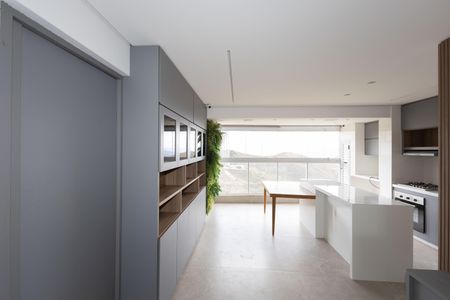 Sala  de apartamento à venda com 3 quartos, 86m² em Vila da Serra, Nova Lima