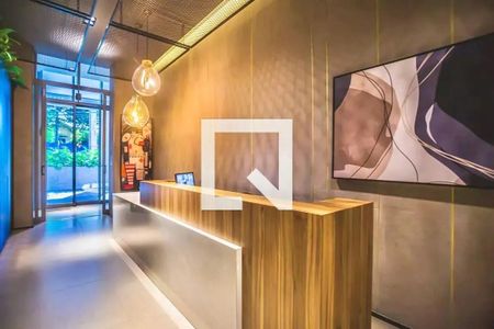 Studio à venda com 21m², 1 quarto e sem vaga Studio à venda com 21m², 1 quarto e sem vagaHall social