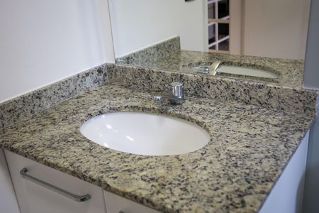 Studio para alugar com 48m², 1 quarto e 1 vaga Studio para alugar com 48m², 1 quarto e 1 vagaBanheiro da Suíte