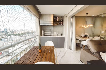 Varanda gourmet de apartamento à venda com 3 quartos, 80m² em Jardim Pereira Leite, São Paulo