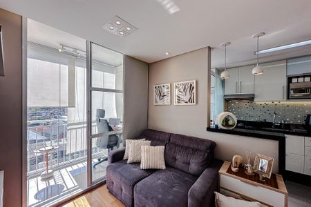 Sala de apartamento à venda com 2 quartos, 47m² em Jardim Sabara, São Paulo