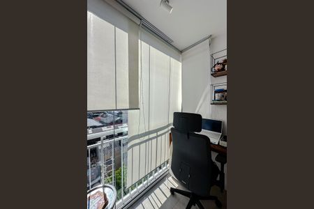 Varanda da Sala de apartamento à venda com 2 quartos, 47m² em Jardim Sabara, São Paulo