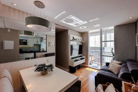 Sala de apartamento à venda com 2 quartos, 47m² em Jardim Sabara, São Paulo