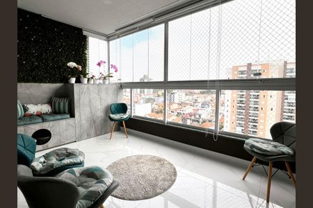 Varanda gourmet de apartamento à venda com 2 quartos, 77m² em Vila Marlene, São Bernardo do Campo