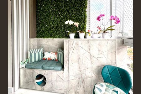 Varanda gourmet de apartamento à venda com 2 quartos, 77m² em Vila Marlene, São Bernardo do Campo