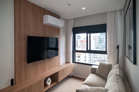 Sala / Cozinha de kitnet/studio à venda com 1 quarto, 47m² em Bela Vista, São Paulo