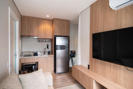 Studio à venda com 47m², 1 quarto e 1 vagaSala / Cozinha