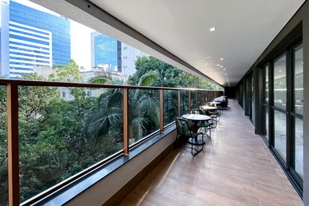 Studio à venda com 47m², 1 quarto e 1 vagaSalão de Festas