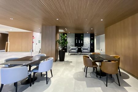 Studio à venda com 47m², 1 quarto e 1 vagaSalão de Festas