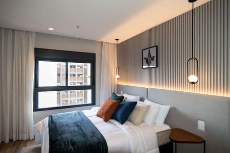 Studio à venda com 47m², 1 quarto e 1 vagaQuarto Suíte