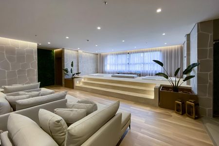 Studio à venda com 47m², 1 quarto e 1 vagaSpa