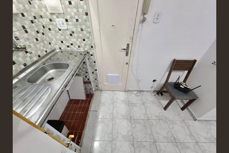 Cozinha de apartamento para alugar com 1 quarto, 21m² em Centro, Rio de Janeiro
