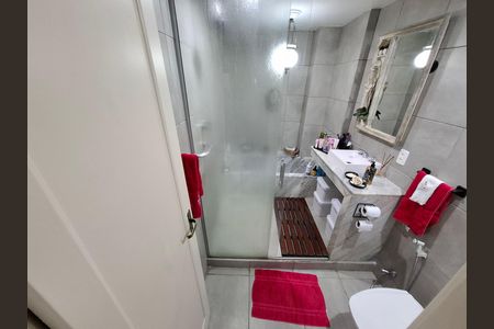 Banheiro  de apartamento à venda com 2 quartos, 74m² em Flamengo, Rio de Janeiro