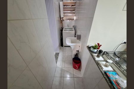 Área de serviço  de apartamento à venda com 2 quartos, 74m² em Flamengo, Rio de Janeiro