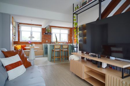 Sala de apartamento à venda com 2 quartos, 132m² em Cristal, Porto Alegre