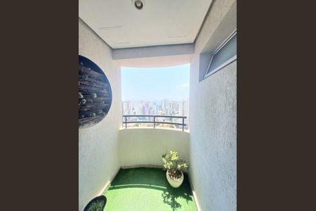 Varanda da Sala de apartamento para alugar com 1 quarto, 44m² em Centro, Santo André