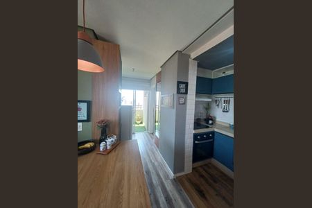 Sala de apartamento para alugar com 1 quarto, 44m² em Centro, Santo André