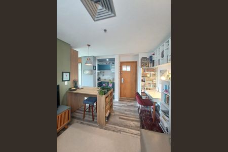 Sala de apartamento para alugar com 1 quarto, 44m² em Centro, Santo André