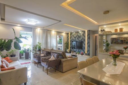 Sala  de apartamento à venda com 3 quartos, 105m² em Centro, Diadema