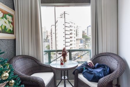 Varanda de apartamento à venda com 3 quartos, 90m² em Buritis, Belo Horizonte