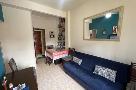 Sala de apartamento à venda com 1 quarto, 29m² em Cacuia, Rio de Janeiro