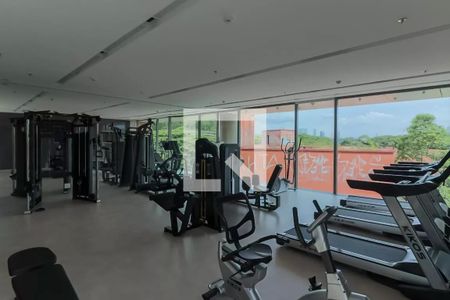 Apartamento para alugar com 35m², 1 quarto e 1 vaga Apartamento para alugar com 35m², 1 quarto e 1 vagaÁrea comum - Academia