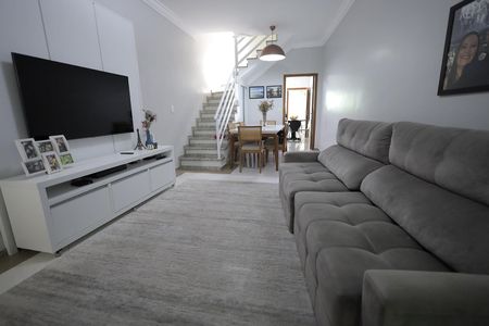 Sala de casa à venda com 3 quartos, 147m² em Vila Guiomar, Santo André