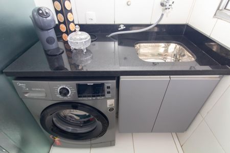 Apartamento à venda com 53m², 2 quartos e 1 vagaCozinha e Área de Serviço