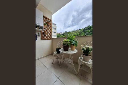 Varanda da Sala de apartamento à venda com 2 quartos, 70m² em Badu, Niterói
