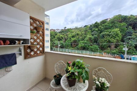 Varanda da Sala de apartamento à venda com 2 quartos, 70m² em Badu, Niterói