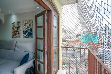 Varanda da sala de apartamento à venda com 3 quartos, 80m² em Rudge Ramos, São Bernardo do Campo