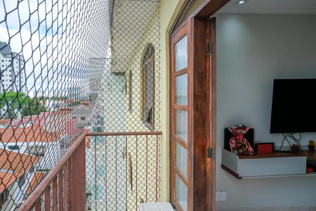 Varanda da sala de apartamento à venda com 3 quartos, 80m² em Rudge Ramos, São Bernardo do Campo