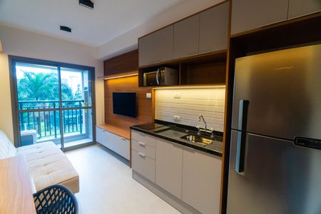 Sala/Cozinha de apartamento para alugar com 1 quarto, 29m² em Jardim Prudência, São Paulo