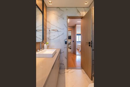 Apartamento para alugar com 112m², 2 quartos e 2 vagasBanheiro da Suíte 1