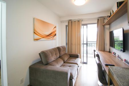 Sala de apartamento para alugar com 1 quarto, 40m² em Indianópolis, São Paulo