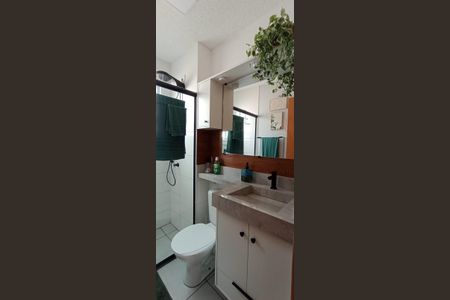 Banheiro de apartamento para alugar com 2 quartos, 42m² em Jardim Esmeraldina, Campinas
