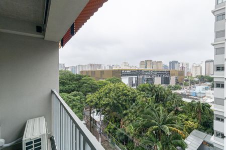 Varanda do Studio de kitnet/studio à venda com 1 quarto, 29m² em Indianópolis, São Paulo