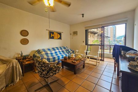 Sala de apartamento para alugar com 3 quartos, 120m² em Balneario Cidade Atlantica, Guarujá