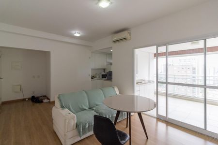 Sala de apartamento à venda com 2 quartos, 80m² em Cidade Monções, São Paulo